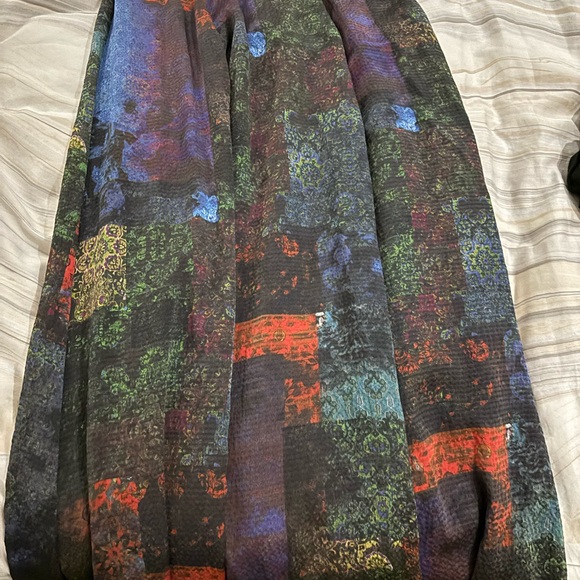 Alice and Olivia black and multi colour gown - Picture 4 of 4